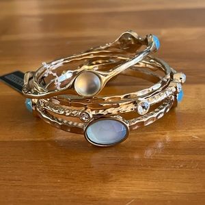 R J Graziano set of 5, NWT, bangle bracelets.